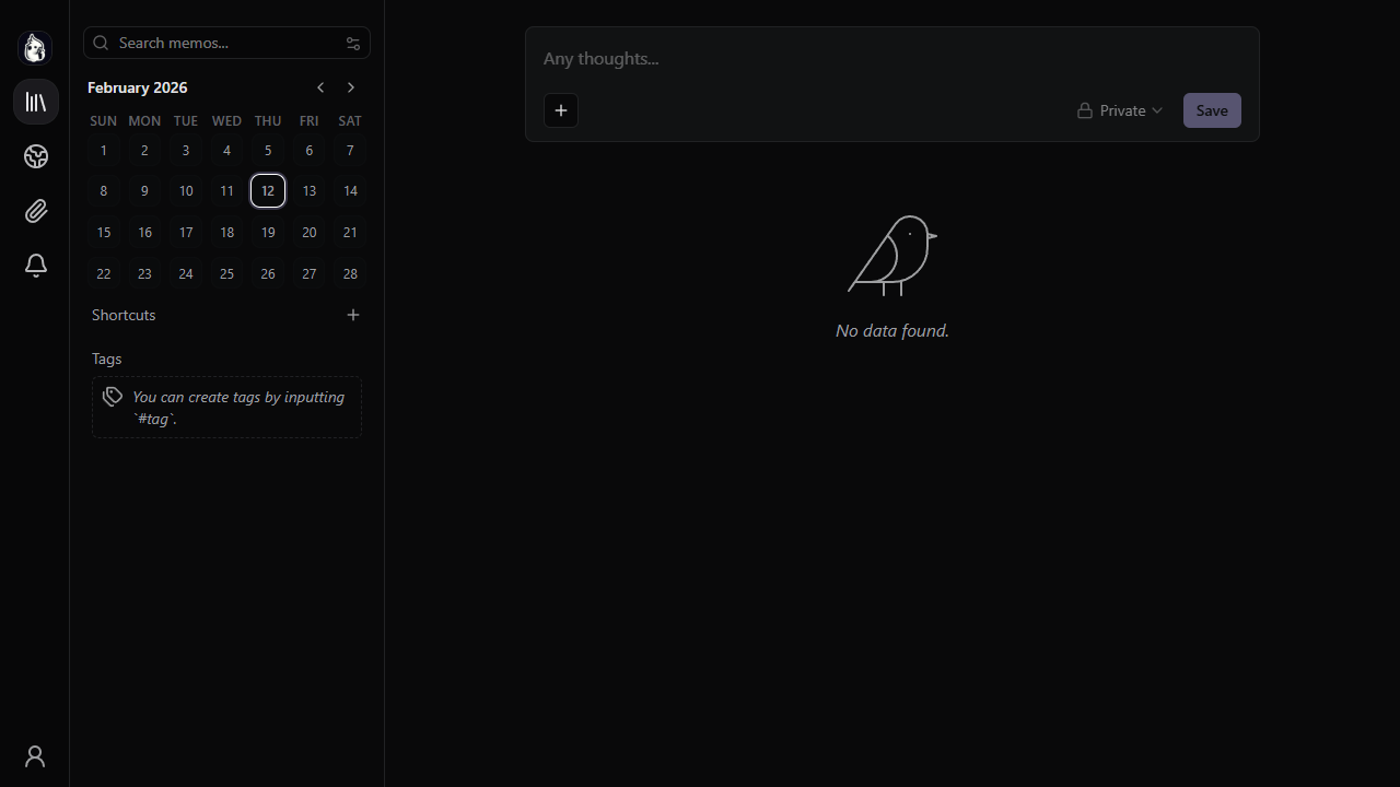 Memos Interface